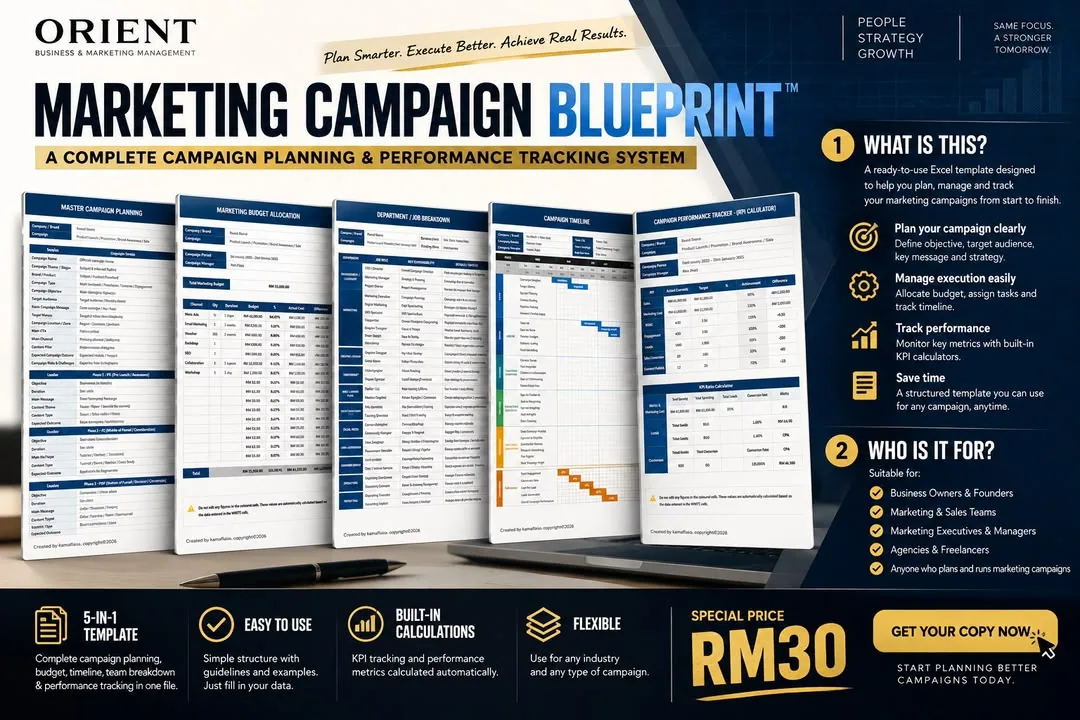 Marketing Campaign Blueprint template preview
